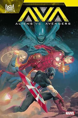 Buy Aliens Vs Avengers Issue 1  Pre-Order  Cover A - Due 24/07/2024 Bag Board  • 9.95£