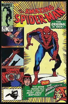 Buy Amazing Spider-Man #259 Marvel 1984 (NM-) Origin Of Mary Jane! L@@K! • 14.47£