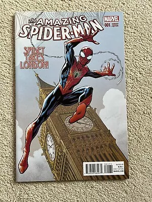 Buy Amazing Spider-Man #1 Bagley 1:25 Variant 2015 Spidey Takes London New Unread NM • 15.75£