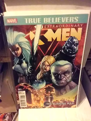Buy True Believers Extraordinary X-Men The Burning Man Issue 1 Marvel Comics 2016 • 4.99£
