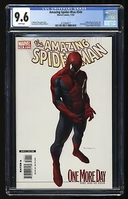 Buy Amazing Spider-Man #544 CGC NM+ 9.6 White Pages Marvel 2007 • 33.98£