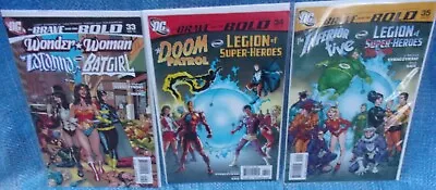 Buy DC Comics Brave And The Bold #33 34 35 Lot Wonder Woman Zatanna Batgirl Legion • 56.85£