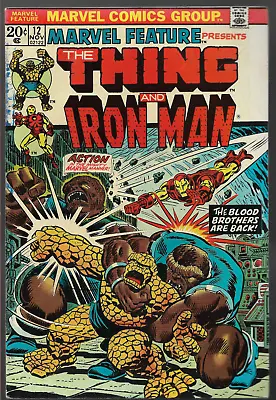 Buy MARVEL FEATURE Presents... THING And IRON MAN (1971) #12 - Back Issue • 19.99£