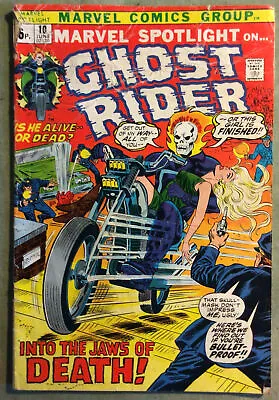 Buy Marvel Spotlight #10. Ghost Rider. Witch Woman. 1973.  Marvel Comics. Low Grade. • 10£