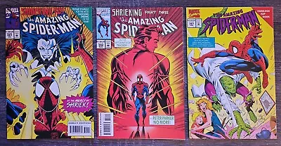 Buy Amazing Spider-Man #391, 392, 397 - Lot  Bagley Shriek - 50 Homage - Marvel 1994 • 7.88£