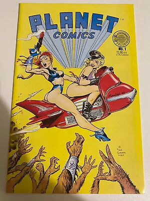 Buy PLANET COMICS #1  1988 Dave Stevens Cover/Art Blackthorne Publishing VFN+ NM- • 185£