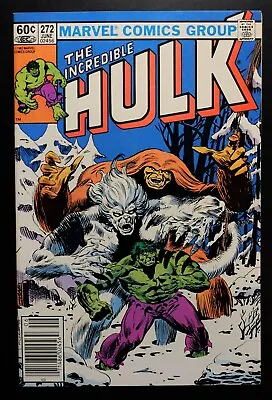 Buy Incredible Hulk #272 Nm- (9.2) Newsstand & Nm (9.4) Direct Edition (2 Book Lot) • 101.99£