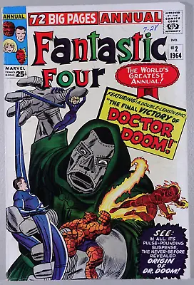 Buy Fantastic Four Annual #2 - Origin Of Doctor Doom - Marvel Comics 1964 • 240.48£