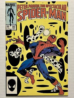 Buy Spectacular Spider-Man #99 (1985) 1st Full Appearance-The Spot (VF/7.5) KEY MCU • 59.30£
