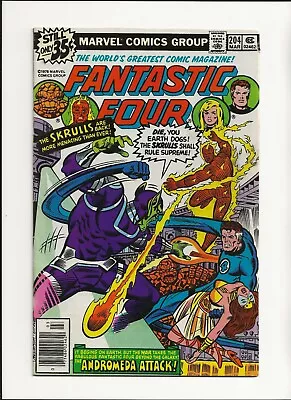 Buy Fantastic Four #204 (1979) 1st Queen Adora Of Nova Corps Marvel Comics • 3.95£