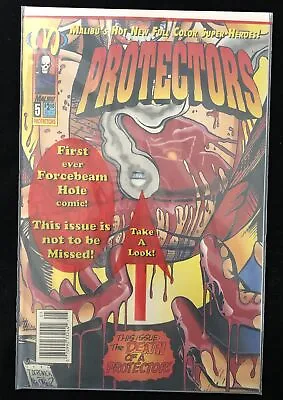 Buy Protectors #5 Newsstand Poly-Bag (1993, Malibu Comics) • 10.24£