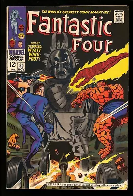 Buy Fantastic Four #80 1968 (VF) 1st Appearance Of Tomazooma! KEY ISSUE! L@@K! • 51.96£
