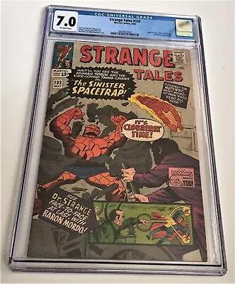 Buy Strange Tales #132 CGC 7.0 Marvel 1965: FF, Baron Mordo, Dormammu:  Kirby/Ditko • 84.37£
