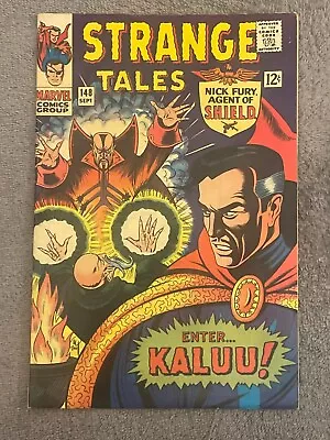 Buy Strange Tales #148 (RAW 7.5 MARVEL 1966) Jack Kirby. Goldberg. Key 1st Kaluu • 79.43£