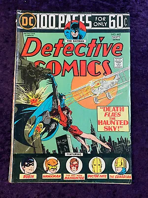 Buy Detective Comics Vol. 1  #442 /  DEATH Flies The Haunted SKY!    / 1974 • 30.98£