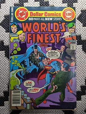 Buy Dc Comics Worlds Finest #248 (1978) 1st Print F • 9.99£