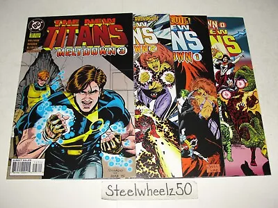 Buy New Teen Titans #127-130 Comic Lot DC 1995 128 129 Meltdown FINAL ISSUE Starfire • 18.18£