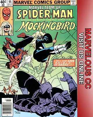 Buy 1980 Marvel Comics Team-Up Spider-Man #95 Mockingbird 1st Appearance VINTAGE • 35.96£