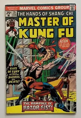 Buy The Hands Of Shang-Chi - Master Of Kung Fu #29 (Marvel 1975) KEY FN+ Bronze Age • 95£