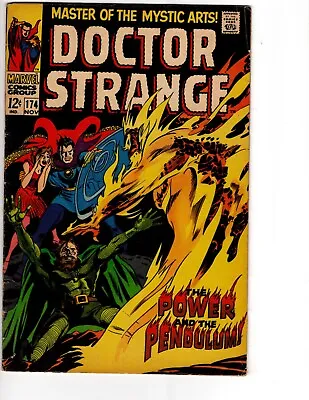 Buy Doctor Strange #174 Marvel Comic Book  1968 Silver Age KEY 1st Satannish   VG/FN • 17.69£