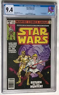 Buy Star Wars #27 CGC 9.4 (1979) – Newsstand - General Jan Dodonna & Valance App • 53.22£