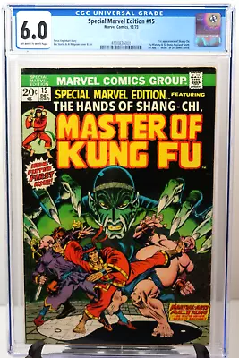 Buy Marvel Special Edition #15 CGC 6.0 1st Appearance Shang Chi Master Of Kung-Fu • 192.89£