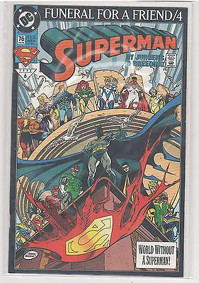 Buy Superman #76 Funeral For A Friend Dan Jurgens 9.4 • 6.71£