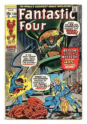 Buy Fantastic Four #108 VG+ 4.5 1971 • 10.01£