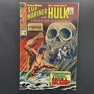 Buy Tales To Astonish#96-Marvel-Sub-Mariner- Hulk Stan Lee-Bill Everett • 20.11£