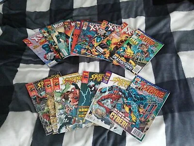 Buy Marvel Comic Books Bundle X6 Uk Reprints 3 Issues Each Comic 18/20 In Each Pack • 13£