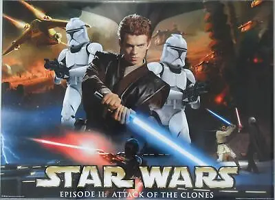 Buy Star Wars Episode 2: Attack Of The Clones - 2002 Anakin Poster - UK Posters • 154.54£
