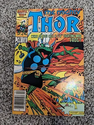 Buy Thor #366 (1966 1st Series) Marvel Comics 'Newsstand & 1st App. Throg' VF/NM • 16.49£