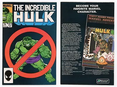 Buy Incredible Hulk #317 (VF 8.0) 1st Team App Hulkbusters Byrne Cover 1986 Marvel • 7.90£