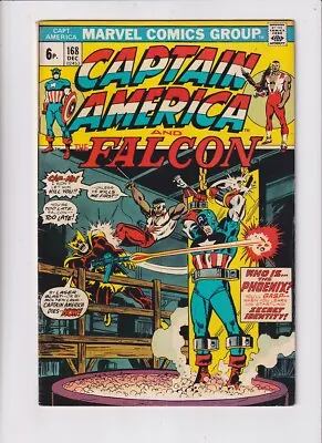 Buy Captain America (1968) # 168 UK Price (6.0-FN) (2004789) 1st Helmut Baron Zem... • 37.80£