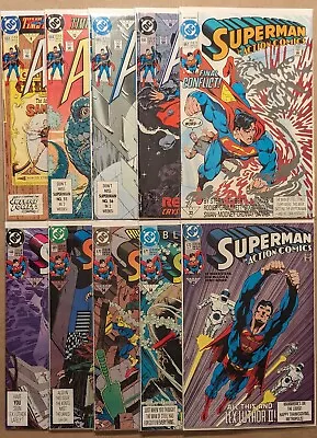Buy Action Comics #663-672 DC Comics 1991 • 14.23£