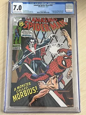 Buy Amazing Spider-Man 101 Cgc 7.0! 1st Appearance Of Morbius! 4357971001 • 401.41£