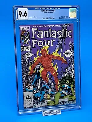 Buy Fantastic Four #289! CGC 9.6! Very Nice! Basilisk, Nick Fury, Blastaar & More! • 39.53£