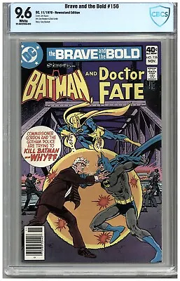 Buy Brave And The Bold  #156  CBCS  9.6  NM+  White Pages   11/79  Newsstand Edition • 91.19£