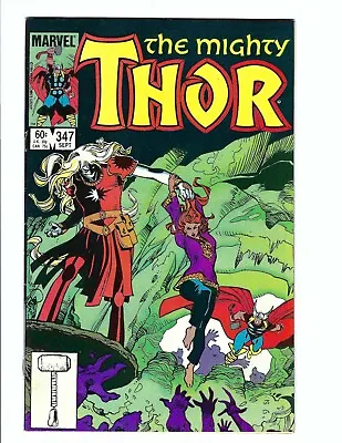 Buy Mighty Thor 347, FN/VF 7.0, Marvel 1984 Copper Age, 1st Algrim, Becomes Kurse • 7.70£