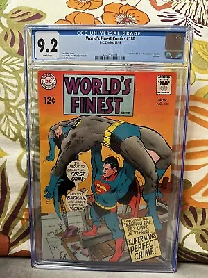 Buy World's Finest #180 CGC 9.2 ❄️white Pages❄️ • 126.50£