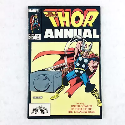 Buy Thor Annual #11 - Origin Of Thor - 1st App Eitri - Layton Cover (Marvel 1983) VF • 9.48£