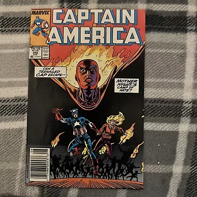 Buy Captain America #356 Newsstand Marvel Comics 1989 • 2.21£