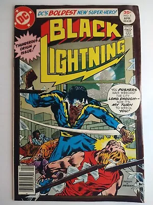 Buy DC Comics Black Lightning #1 1st Appearance Black Lightning, Tobias Whale VF 8.0 • 33.40£