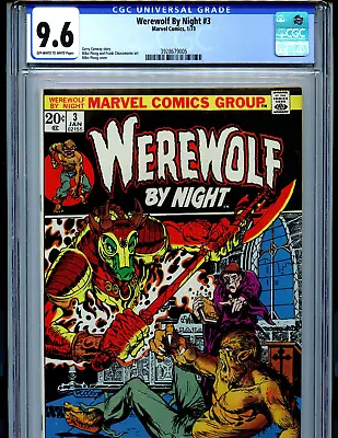 Buy Werewolf By Night  #3 CGC 9.6  1973 Marvel Amricons K43 • 405.46£