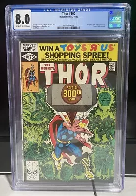 Buy Thor #300 (1980) CGC 8.0 • 31.98£