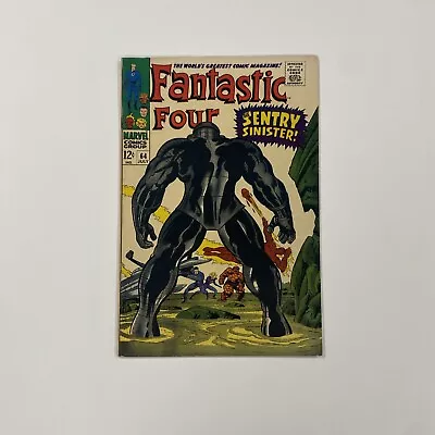 Buy Fantastic Four #64 1967 VG+ 1st Kree Sentry Cent Copy • 25£