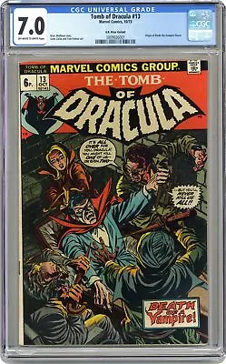 Buy Tomb Of Dracula UK Edition #13UK CGC 7.0 1973 3809926001 • 313.37£