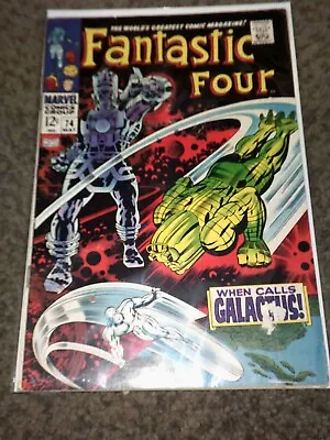 Buy Fantastic Four 74 - Silver Surfer, Galactus - New Movie Coming - Vg/fn 5.0 • 31.60£