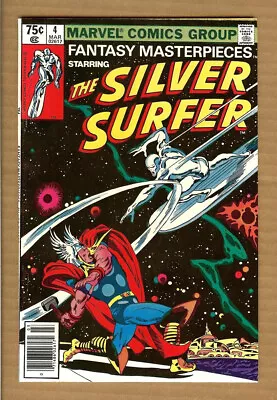Buy Fantasy Masterpieces V2 #4 VF+ 8.5 (1980 Marvel) Reprints Silver Surfer #4 • 31.94£