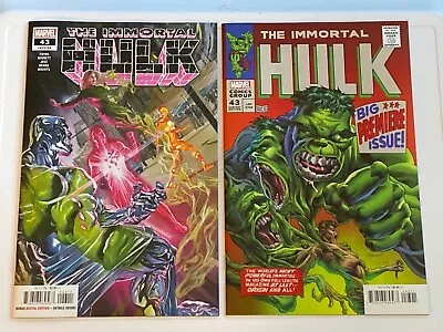 Buy Immortal Hulk 43 - Alex Ross Cover & Variant Set Recalled - High Grade Books • 36.37£